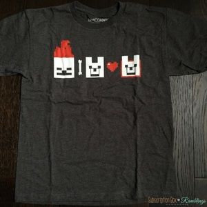 Minecraft Wolf and skeleton T-Shirt